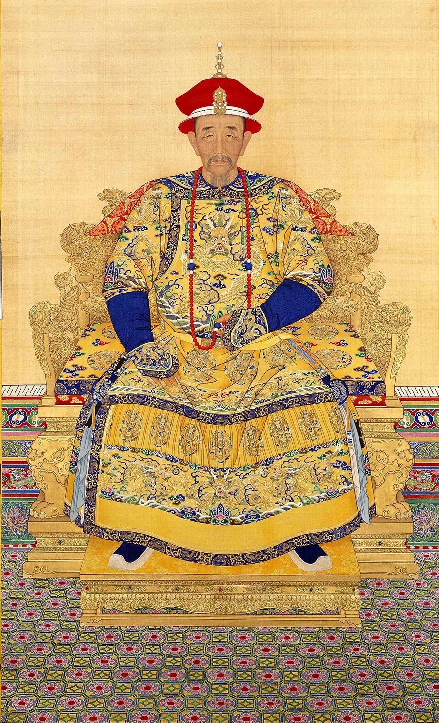 康熙皇帝朝服像